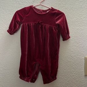 Velvet onesie